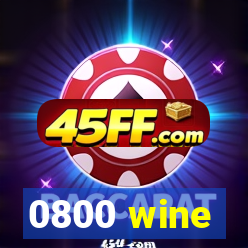 0800 wine